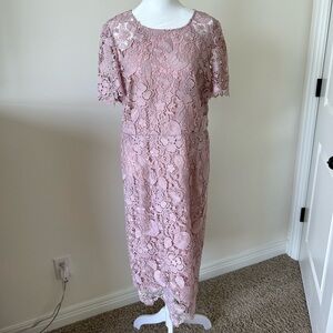 Eliza J, Wedding/Cocktail, Pale Pink